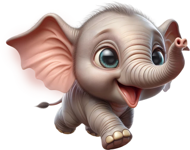 Emmy the elephant calf